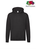 FELPA CAPPUCCIO UOMO PREMIUM NERO