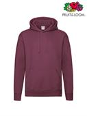 FELPA CAPPUCCIO UOMO PREMIUM BORDEAUX