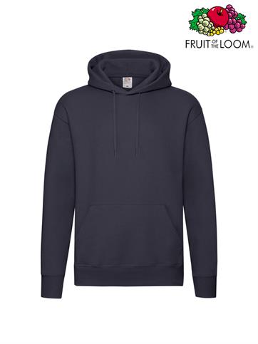 FELPA CAPPUCCIO UOMO PREMIUM BLU NOTTE