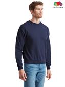 FELPA SET-IN UOMO GIROCOLLO CLASSIC 62202 FRUIT OF THE LOOM