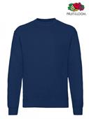 FELPA GIROCOLLO SET-IN UOMO BLU NAVY