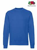 FELPA GIROCOLLO SET-IN UOMO BLU ROYAL