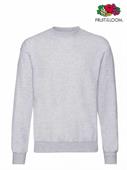 FELPA GIROCOLLO SET-IN UOMO GRIGIO MELANGE
