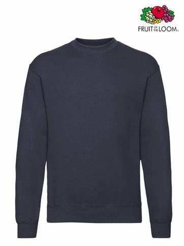 FELPA GIROCOLLO SET-IN UOMO BLU NOTTE