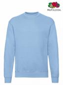 FELPA GIROCOLLO SET-IN UOMO BLU COBALTO