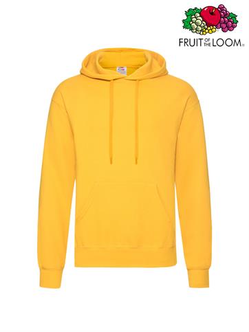 FELPA CAPPUCCIO CLASSIC UOMO GIALLO GIRASOLE