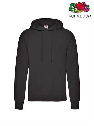 FELPA CAPPUCCIO CLASSIC UOMO NERO