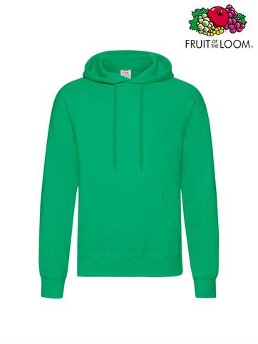 FELPA CAPPUCCIO CLASSIC UOMO VERDE PRATO