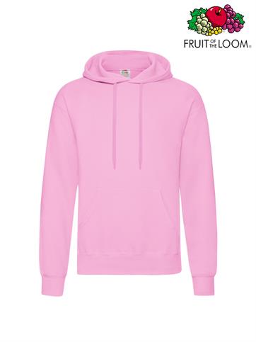 FELPA CAPPUCCIO CLASSIC UOMO ROSA PASTELLO