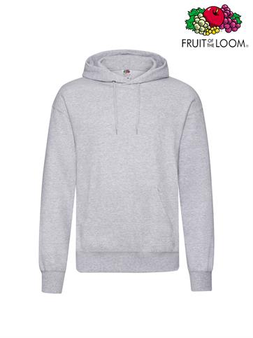 FELPA CAPPUCCIO CLASSIC UOMO GRIGIO MELANGE