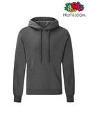 FELPA CAPPUCCIO CLASSIC UOMO VINTAGE GRIGIO