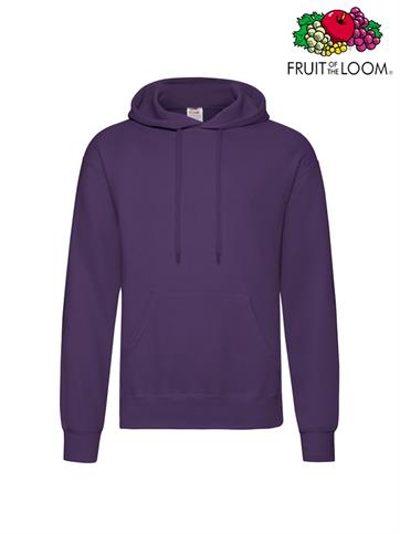 FELPA CAPPUCCIO CLASSIC UOMO PORPORA