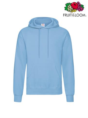 FELPA CAPPUCCIO CLASSIC UOMO BLU COBALTO