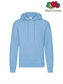 FELPA CAPPUCCIO CLASSIC UOMO BLU COBALTO