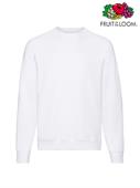 FELPA RAGLAN UOMO GIROCOLLO CLASSIC BIANCO