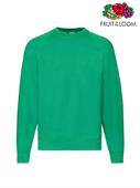 FELPA RAGLAN UOMO GIROCOLLO CLASSIC VERDE PRATO