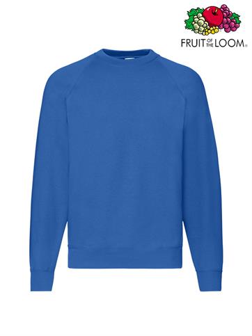 FELPA RAGLAN UOMO GIROCOLLO CLASSIC BLU ROYAL