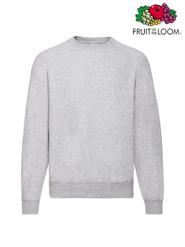FELPA RAGLAN UOMO GIROCOLLO CLASSIC GRIGIO MELANGE