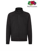FELPA ZIP LUNGA PREMIUM UOMO 62228 NERO