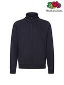 FELPA ZIP LUNGA PREMIUM UOMO 62228 BLU NOTTE