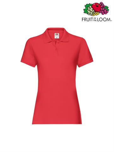 POLO PREMIUM LADY FIT ROSSO