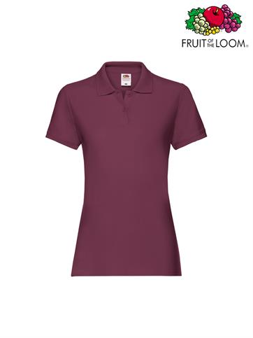 POLO PREMIUM LADY FIT BORDEAUX