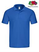 POLO ORIGINAL UOMO M/C 100% COTONE BLU ROYAL