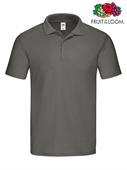 POLO ORIGINAL UOMO M/C 100% COTONE GRAFITE CHIARO