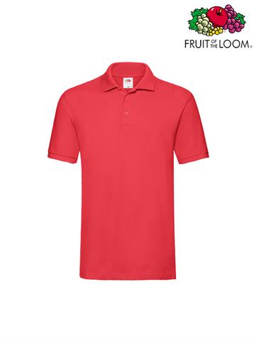 POLO PREMIUM UOMO M/C ROSSO