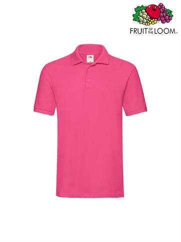 POLO PREMIUM UOMO M/C FUCSIA