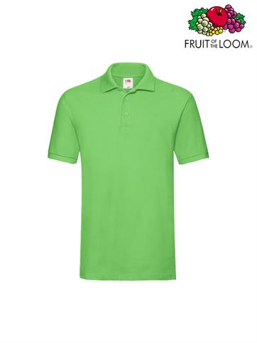 POLO PREMIUM UOMO M/C VERDE LIME