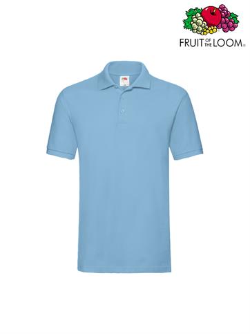 POLO PREMIUM UOMO M/C BLU COBALTO