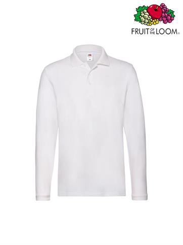 POLO PREMIUM UOMO M/L BIANCA