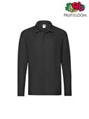 POLO PREMIUM UOMO M/L NERO