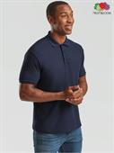 POLO UOMO SINTETICO MANICA CORTA 65/35 FRUIT OF THE LOOM