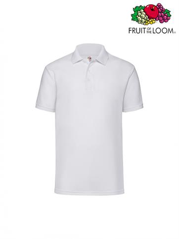 POLO PIQUE' M/C UOMO 65/35 BIANCO