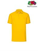 POLO PIQUE' M/C UOMO 65/35 GIALLO GIRASOLE