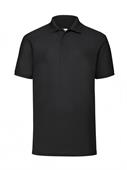 POLO PIQUE' M/C UOMO 65/35 NERO
