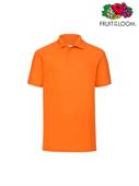 POLO PIQUE' M/C UOMO 65/35 ARANCIO