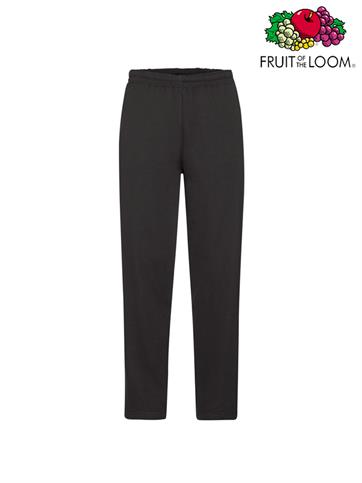 PANTALONI FELPATI APERTI UOMO NERO