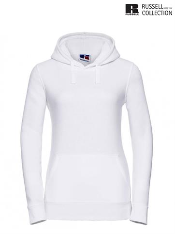 265F FELPA CAPPUCCIO DONNA BIANCO