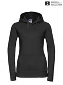 265F FELPA CAPPUCCIO DONNA NERO