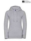 265F FELPA CAPPUCCIO DONNA GRIGIO OXFORD