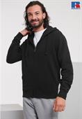 FELPA UOMO RUSSELL CON CAPPUCCIO E ZIP LUNGA AUTHENTIC