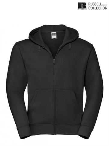 266M FELPA CAPP. ZIP UOMO NERO