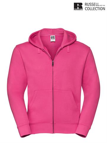 266M FELPA CAPP. ZIP UOMO FUCSIA