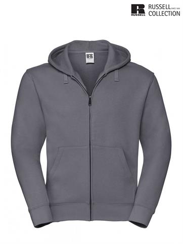 266M FELPA CAPP. ZIP UOMO CONVOY GREY