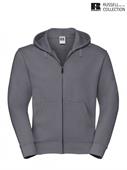 266M FELPA CAPP. ZIP UOMO CONVOY GREY