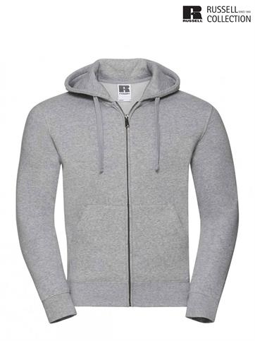 266M FELPA CAPP. ZIP UOMO GRIGIO OXFORD