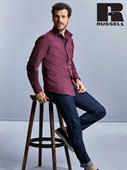 CAMICIA UOMO ATTILLATA MANICA LUNGA COTONE